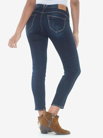 Le Temps Des Cerises Slimfit Jeans in Blauw