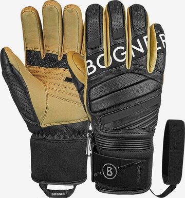 BOGNER Full Finger Gloves 'Silvan' in Black: front