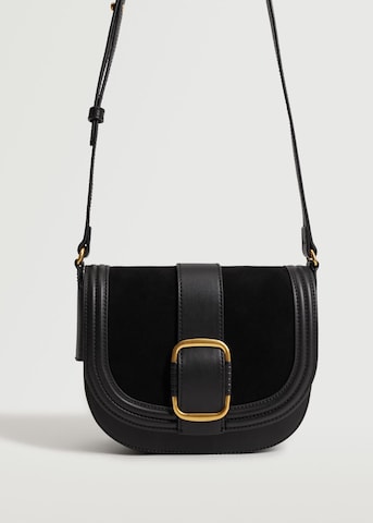 MANGO Crossbody Bag 'Dalias' in Black