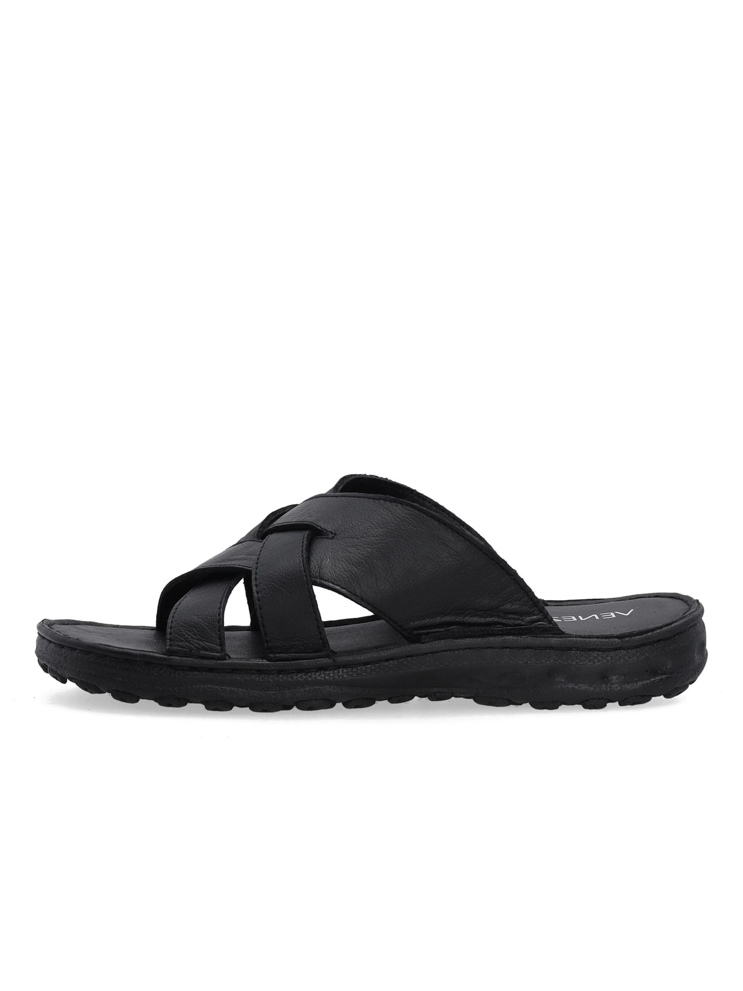VENEZIA Pantolette‌ in Schwarz: Vorderseite