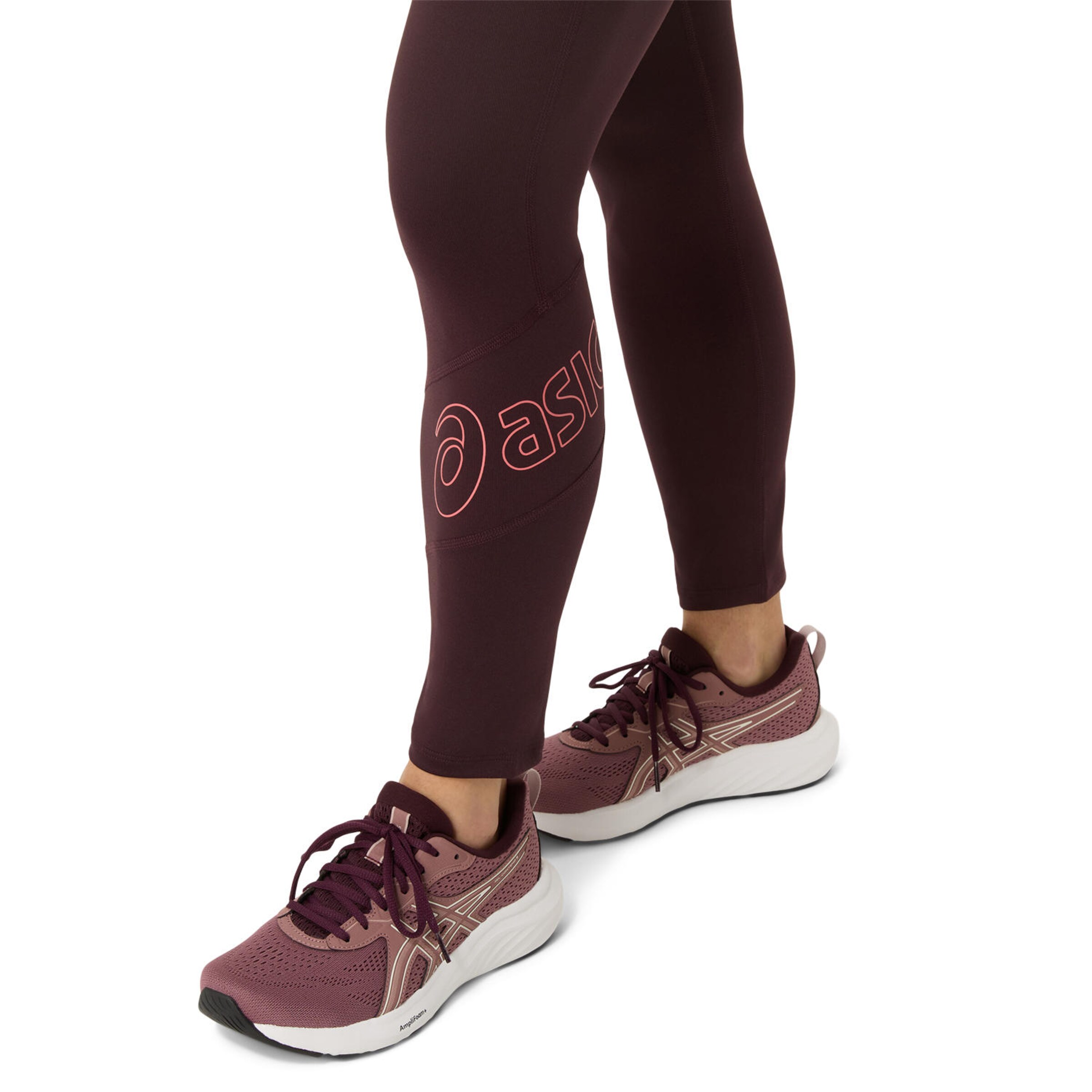 ASICS Skinny Workout Pants in Red