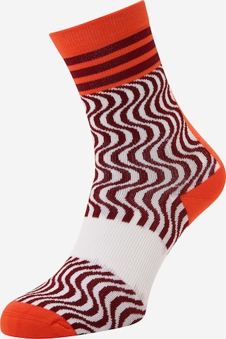 adidas by Stella McCartney Athletic Socks in Orange: front