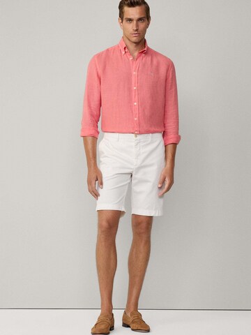Hackett London Regular Hose in Weiß