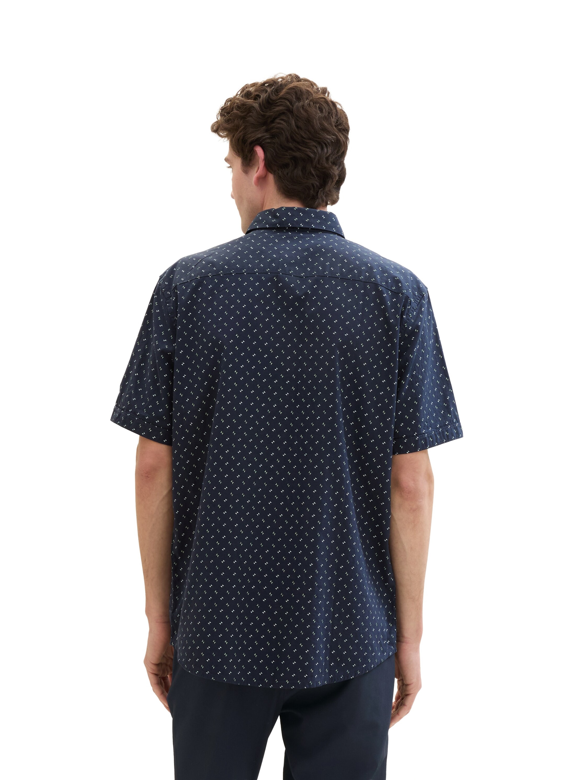 Coupe regular Chemise TOM TAILOR en bleu