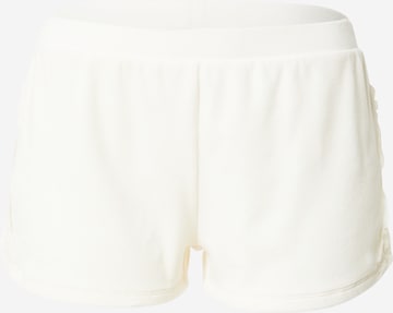 ABOUT YOU x hunkemöller Pajama Pants in White: front