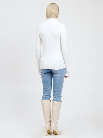 Pull-over Influencer en blanc