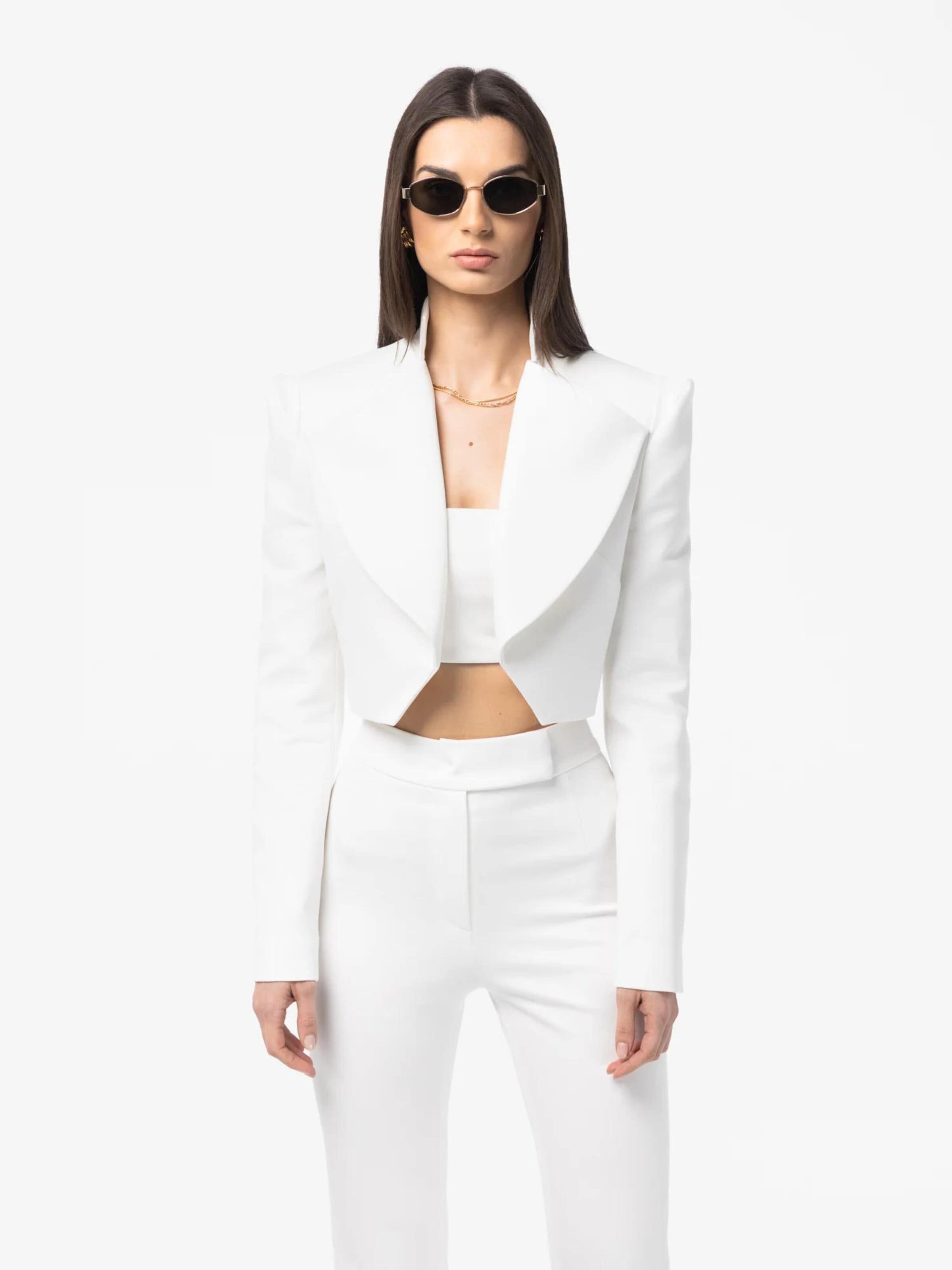 Blazer 'Vanya' di mandragora in beige