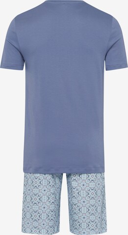 Hanro Pyjama kort in Blauw
