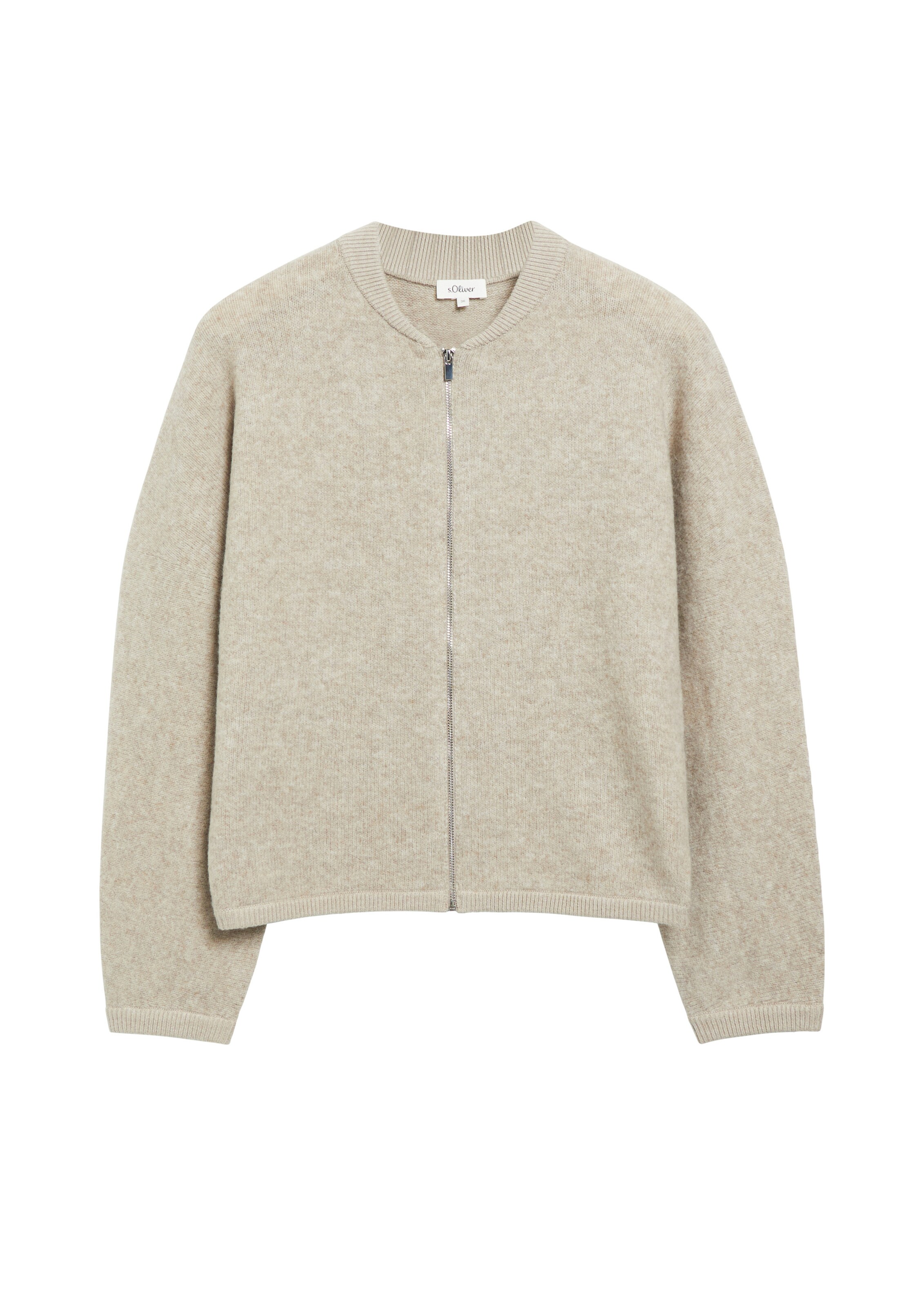 Cardigan s.Oliver en beige : devant