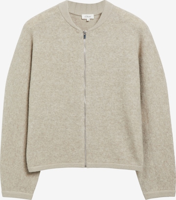 Cardigan s.Oliver en beige : devant