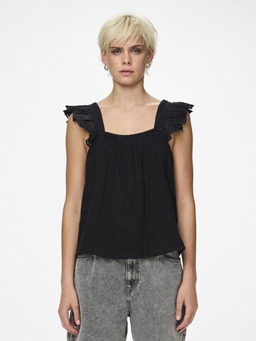 PIECES Blouse 'Kiara' in Black: front