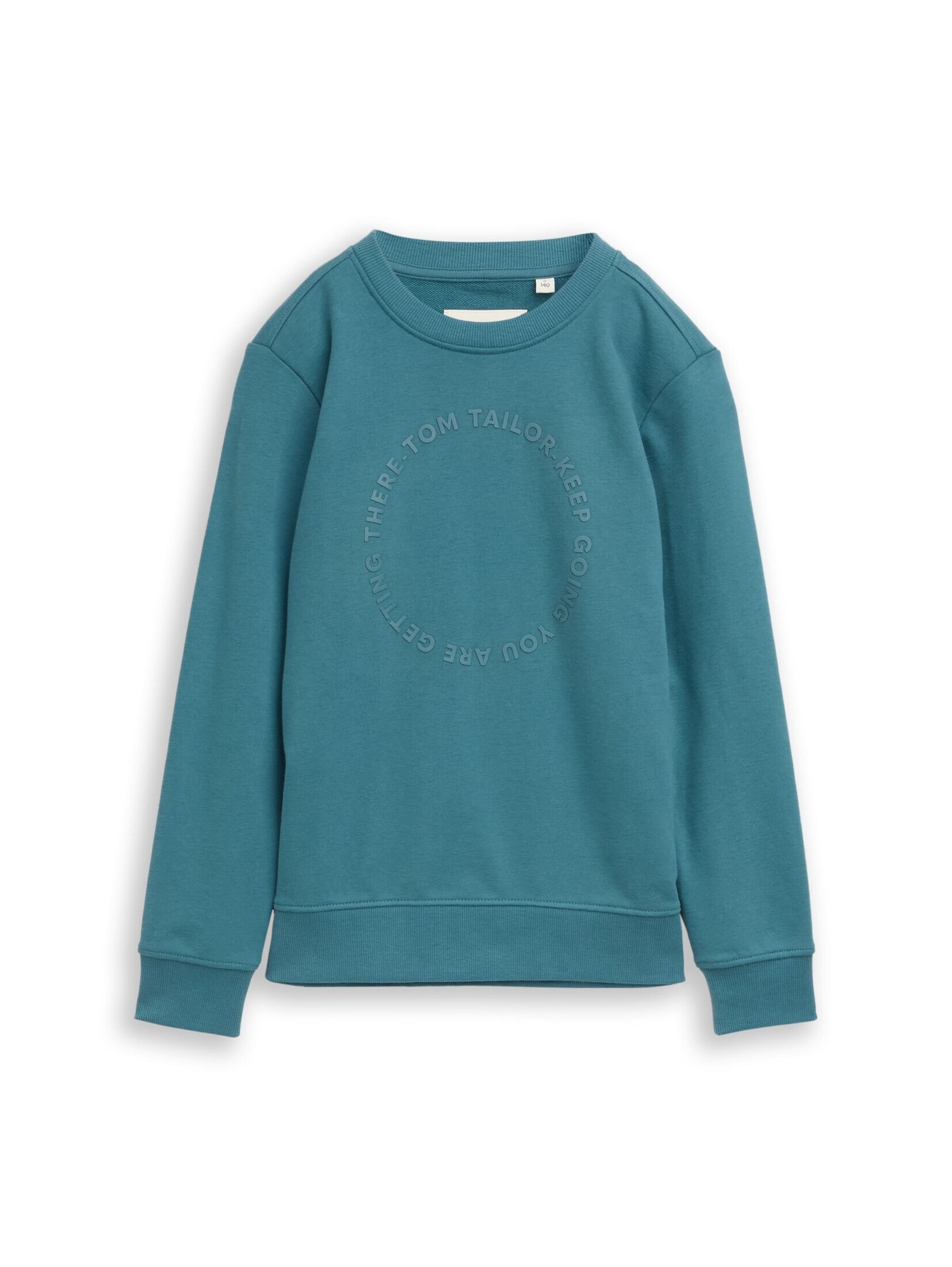 TOM TAILOR Sweatshirt in Green: front
