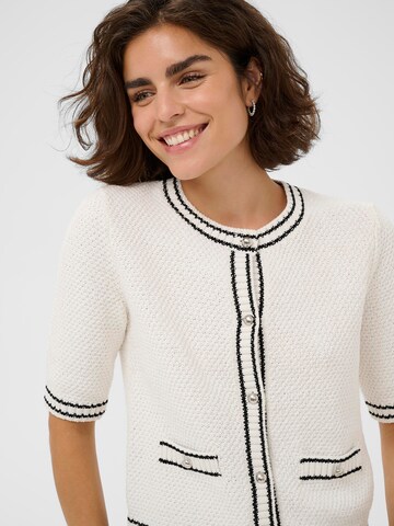 Kaffe Knit cardigan in White