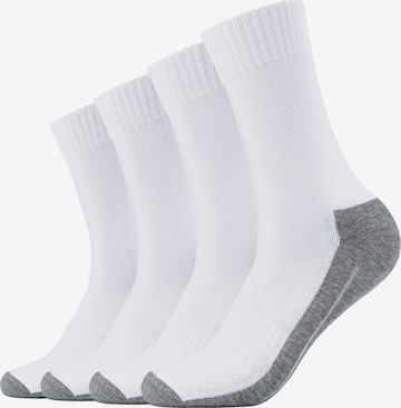 camano Athletic Socks in White: front