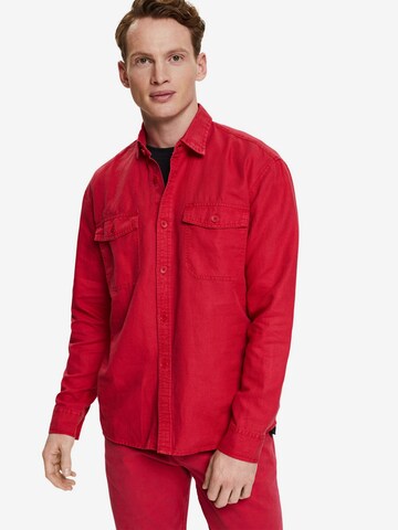 ESPRIT Regular Fit Hemd in Rot: predná strana