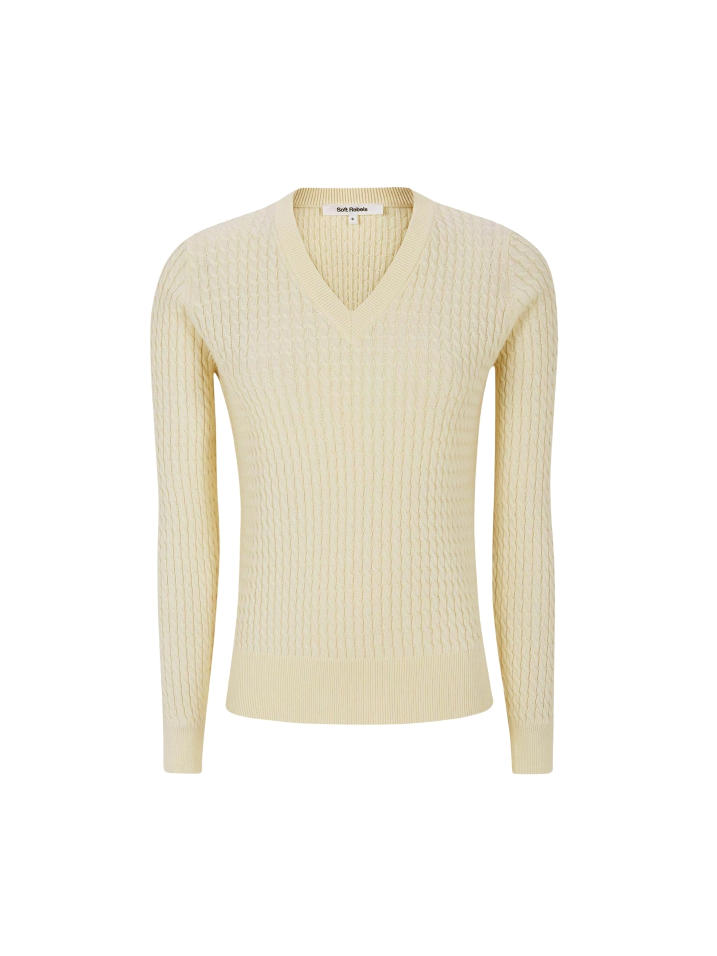 Soft Rebels Neulepaita ' SRBeth ' värissä beige, Tuotenäkymä