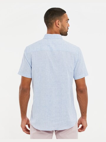 Threadbare Regular fit Button Up Shirt 'Cassis' in Blue