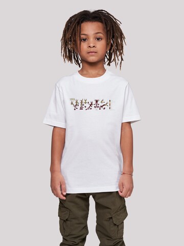 F4NT4STIC Shirt 'Looney Tunes Wile E' in White: front