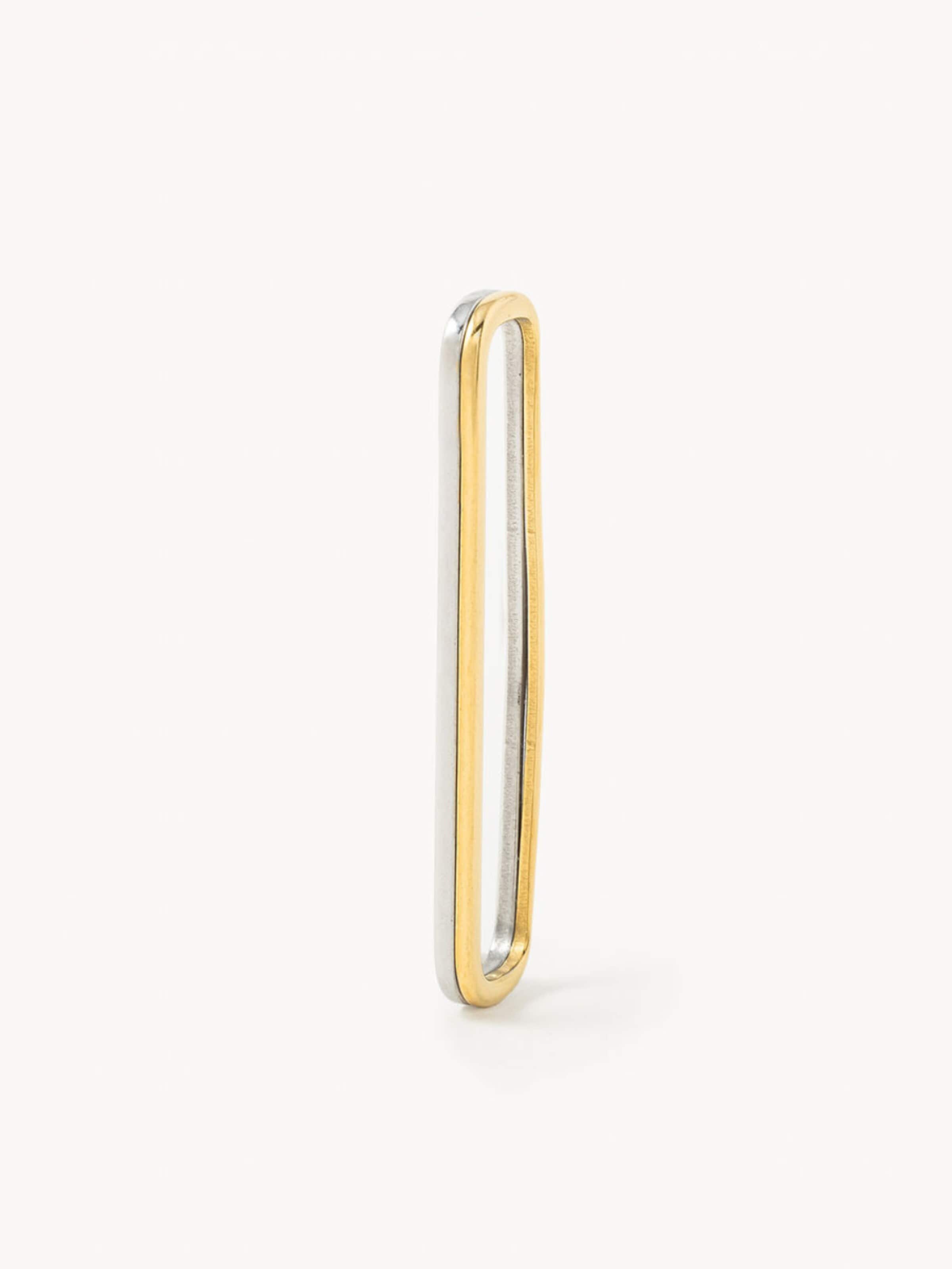 YParis - Pendientes 'Ear cuff Nash Bi' en plata