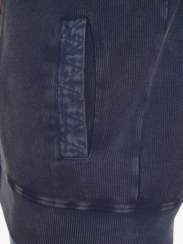 Jan Vanderstorm Sweat jacket 'Dietbert' in Blue