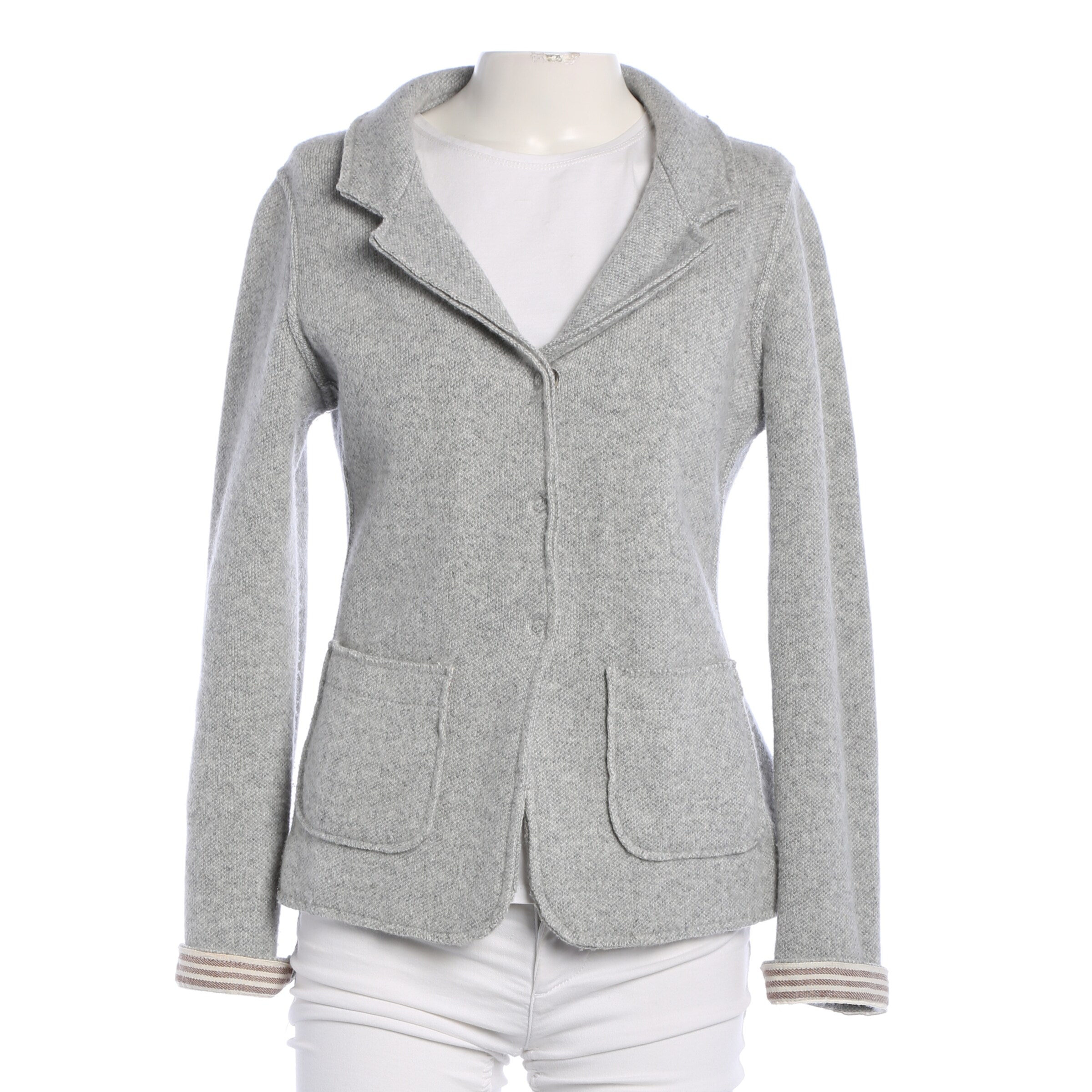 Bruno Manetti Blazer in S in Grey: front