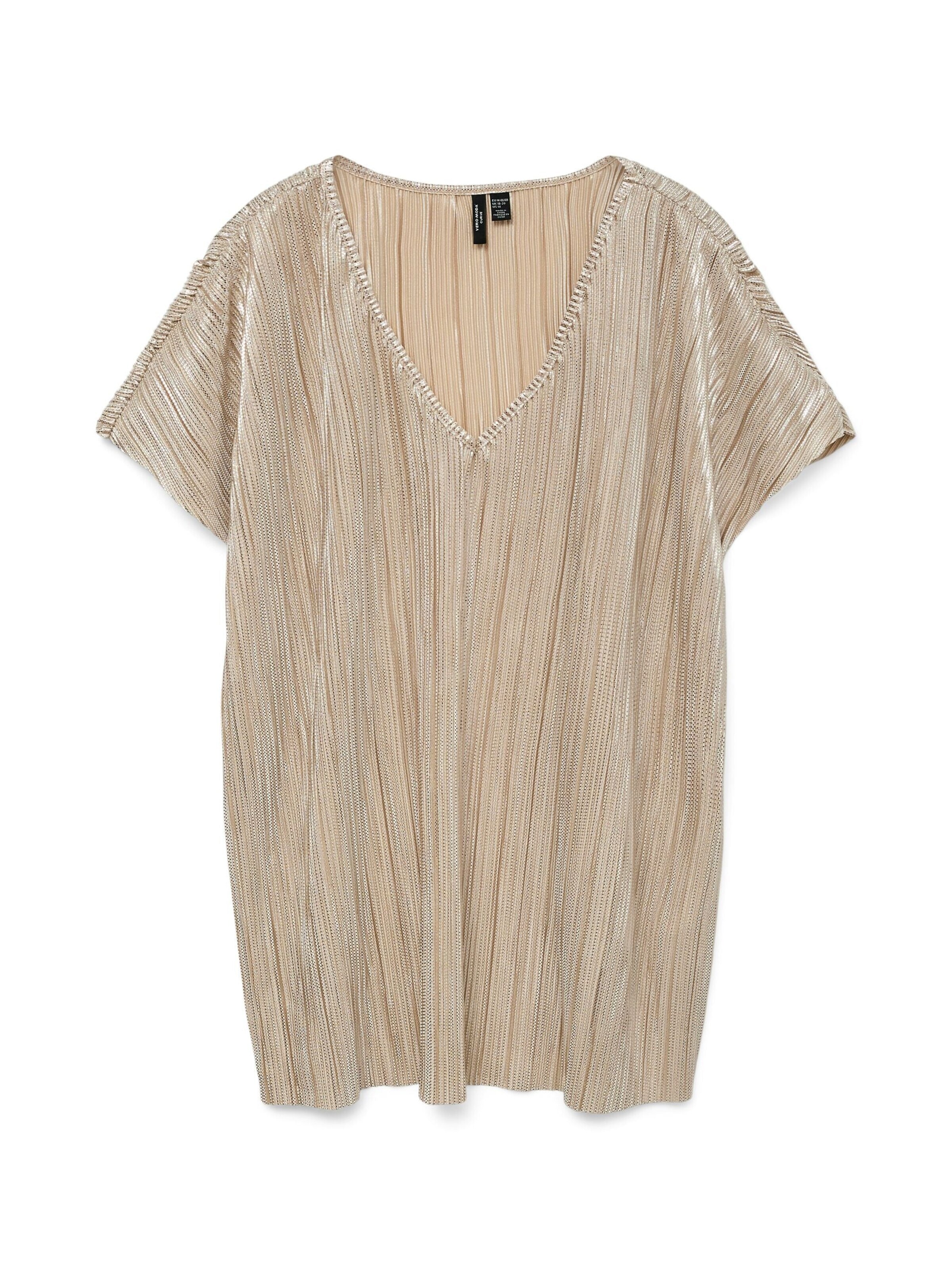 T-shirt Vero Moda Curve en beige : devant