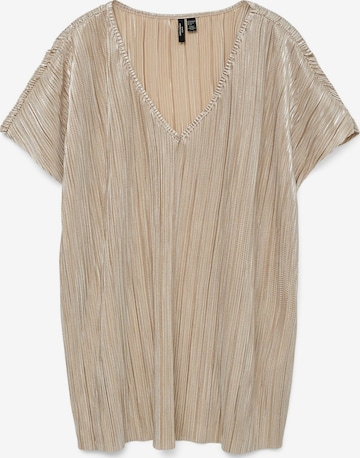 Vero Moda Curve Shirt in Beige: Vorderseite