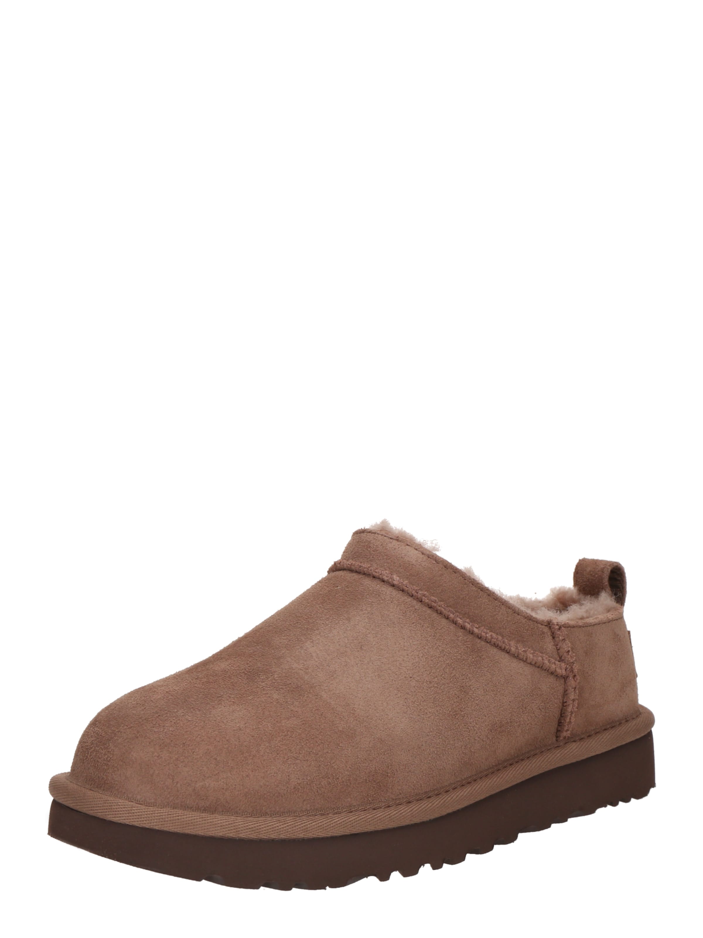 UGG Classic Flats 'Classic Micro' in Brown: front