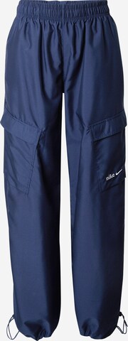 Nike Sportswear Regularen Kargo hlače | modra barva: sprednja stran