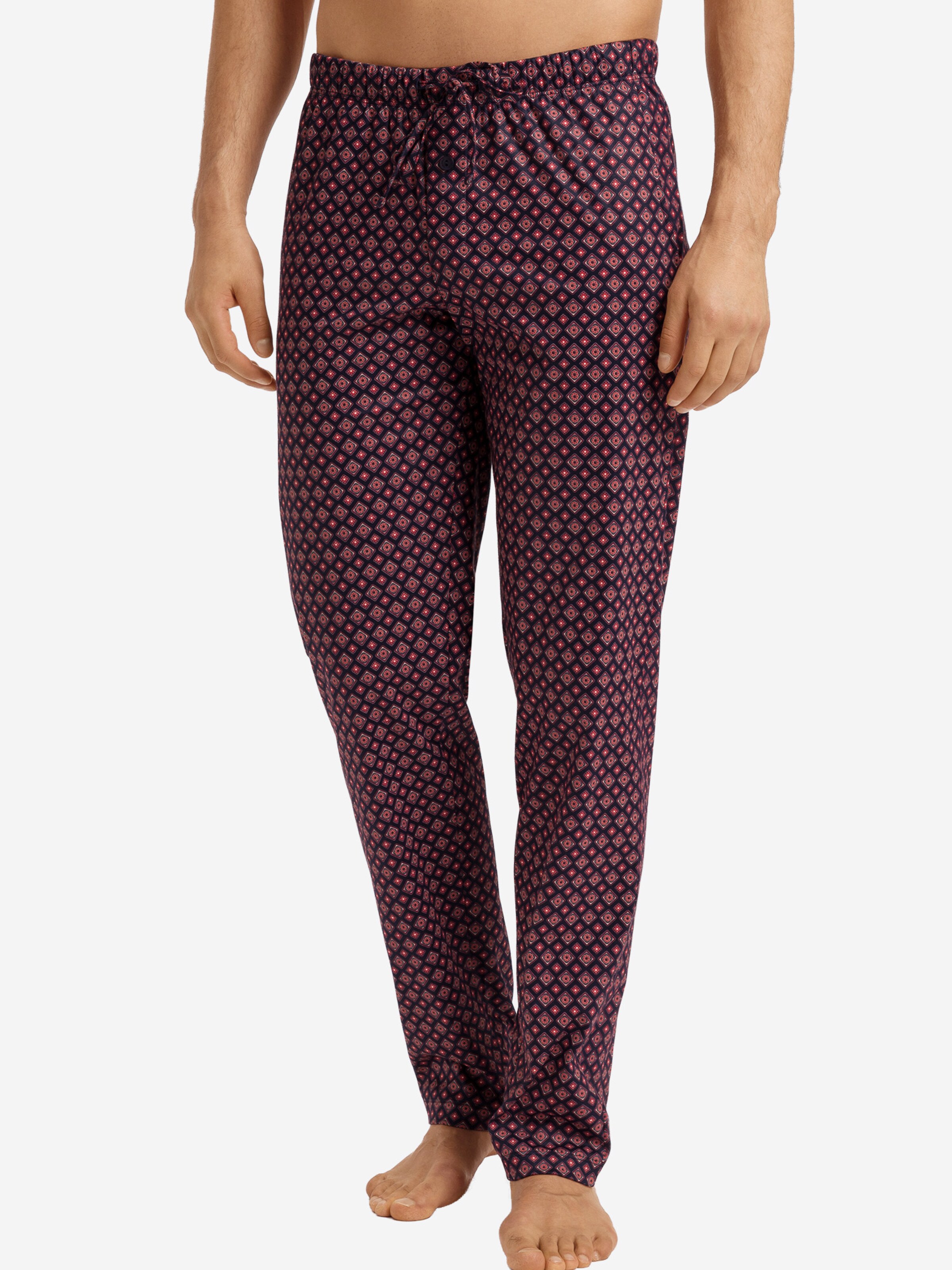 Hanro Pajama pants ' Night & Day ' in Blue: front