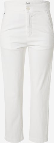 Brava Fabrics Regular Панталон Chino в бяло: отпред