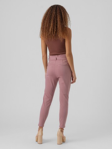 VERO MODA Slimfit Hose 'EVA' in Pink