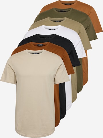 Only & Sons T-Shirt 'MATT' in Beige: predná strana