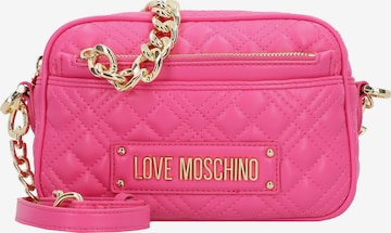 Sac à bandoulière Love Moschino en rose : devant