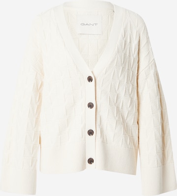 Cardigan GANT en beige : devant