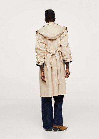 MANGO Summer Coat 'Jordina' in Beige