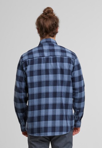 INDICODE JEANS Regular fit Button Up Shirt in Blue