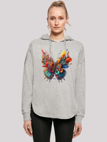Sweat-shirt F4NT4STIC en gris : devant