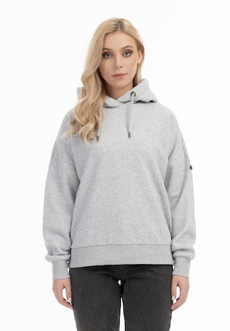 DreiMaster Vintage Sweatshirt in Grey: front