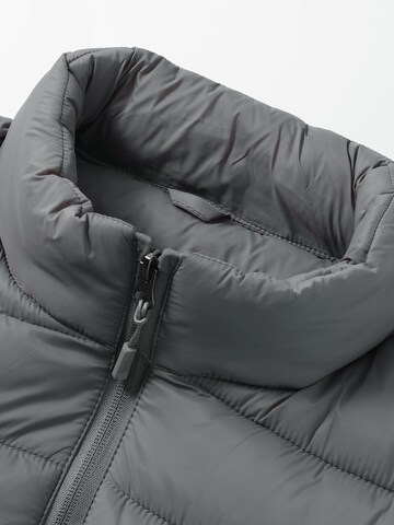 ALLTHEMEN Winter Jacket 'Stichwerk' in Grey