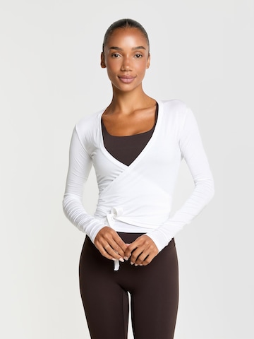 YO-GAYA Bolero 'Ballet Wrap' in White