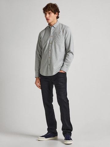 Pepe Jeans Regular Fit Skjorte 'POU' i grøn