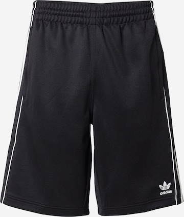 juoda ADIDAS ORIGINALS Standartinis Kelnės: priekis