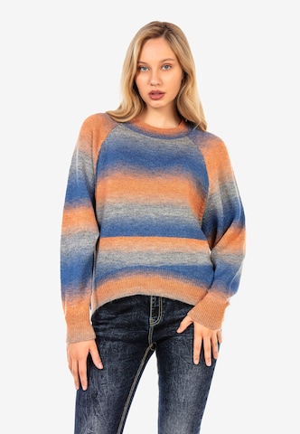 CIPO & BAXX Pullover in Blau: predná strana