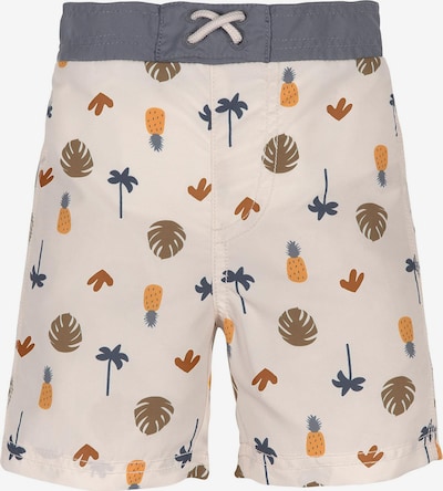 LÄSSIG Board Shorts in Beige / Caramel / Light brown / Yellow / Grey, Item view