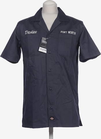 DICKIES Button Up Shirt in S in Blue: front