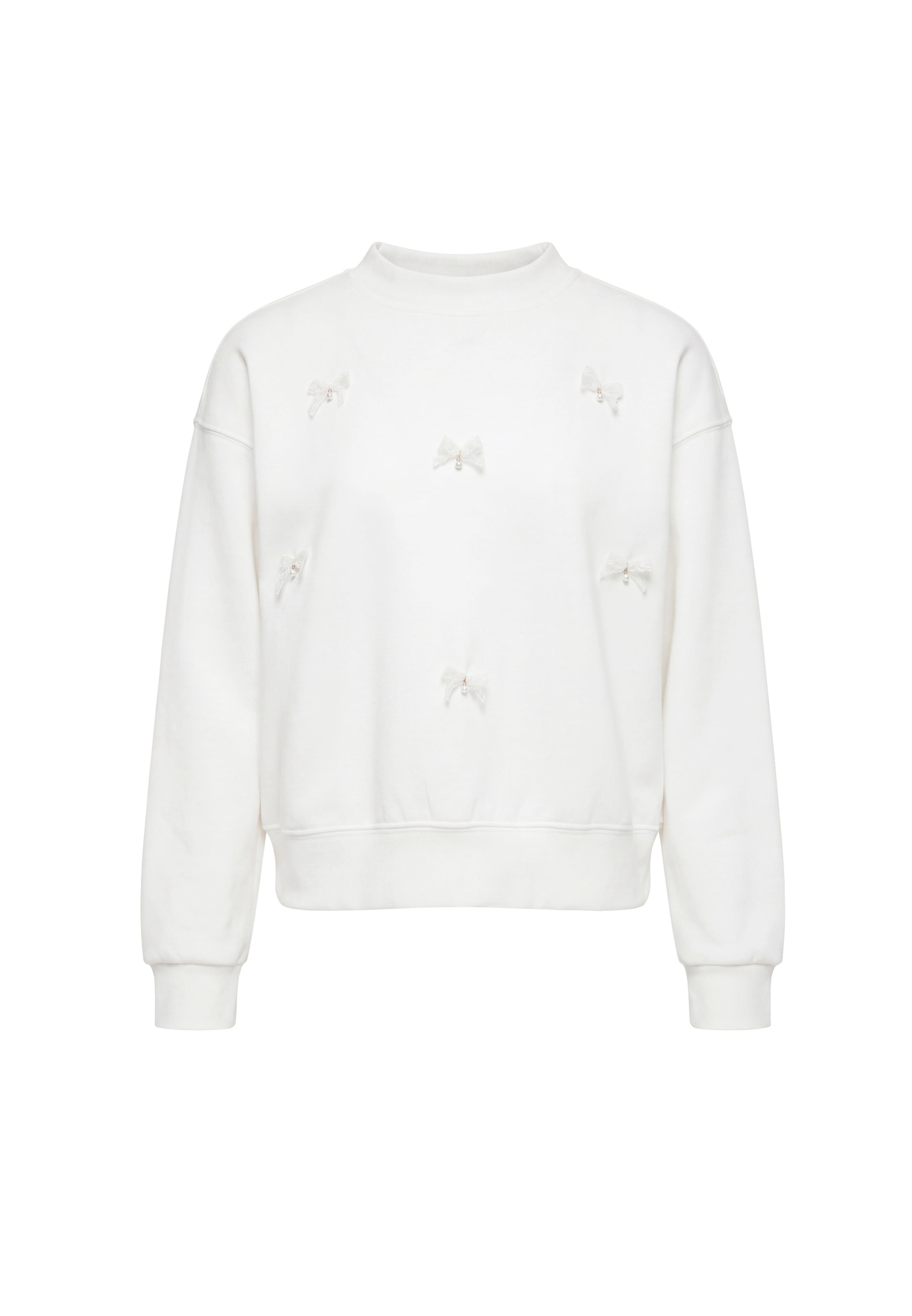 Sweat-shirt 'Pop' MYMO en blanc : devant