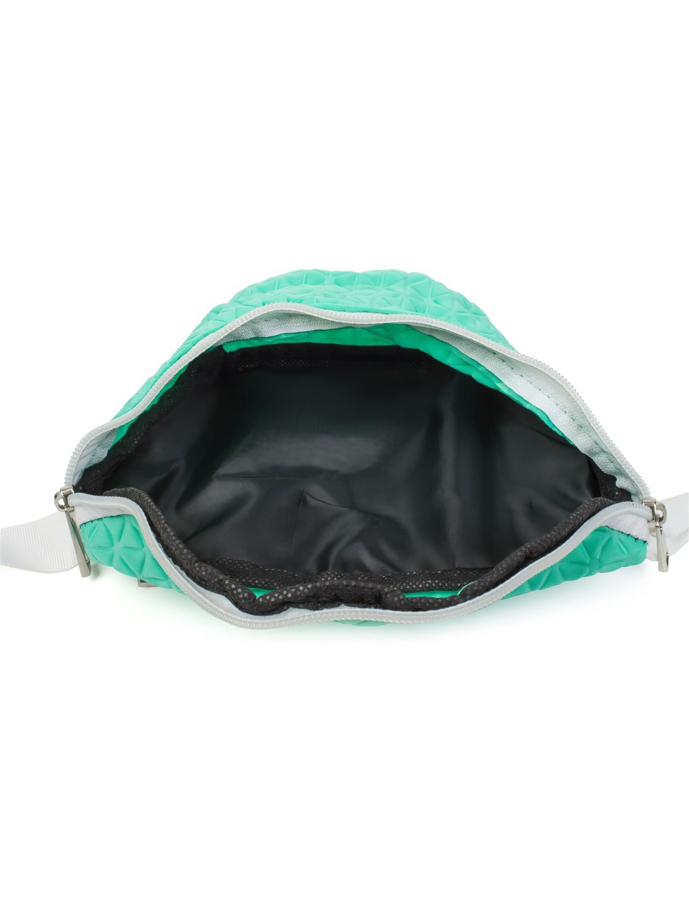 styleBREAKER Gürteltasche 'Bauchtasche geometrische Prägung, Gürteltasche'‌‌‌ in Grün
