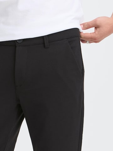 BLEND Slimfit Chino kalhoty 'Langford' – černá