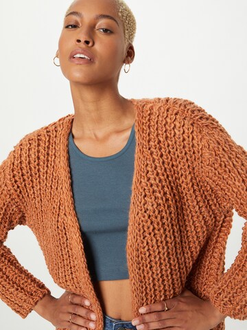 MORE & MORE Knit Cardigan in Orange